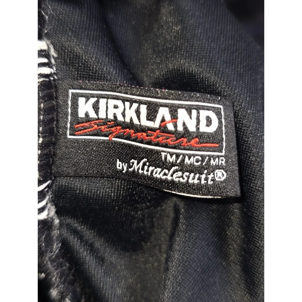 Kirkland Signature By Miraclesuit Women's Swim Bathing Suit Black  Floral Sz 6